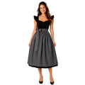 Black dirndl dress for Oktoberfest — authentic Bavarian style