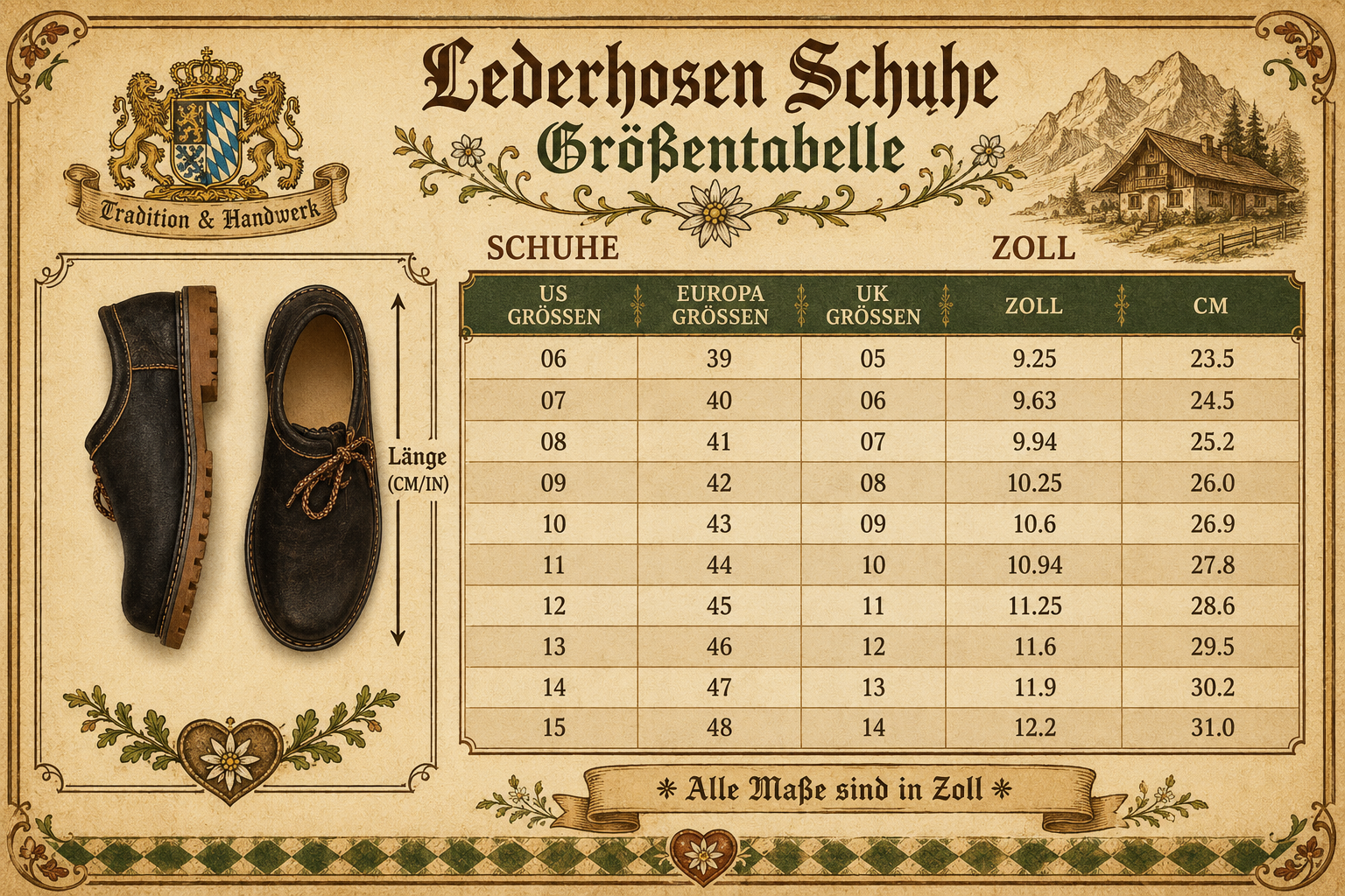 Men's Embroidered Suede Lederhosen Shoes – Haferlschuhe