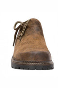 Men's Vintage Distressed Leather Lederhosen Shoes