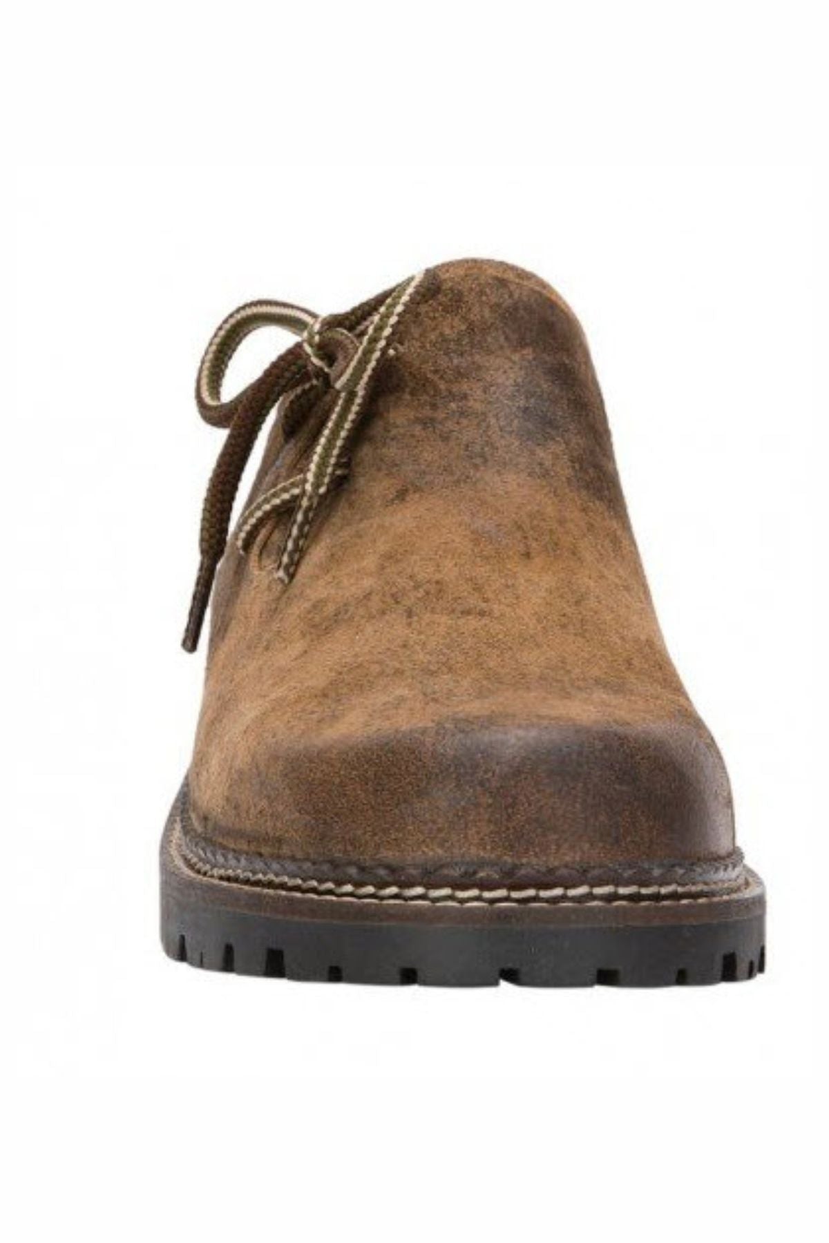 Men's Vintage Distressed Leather Lederhosen Shoes