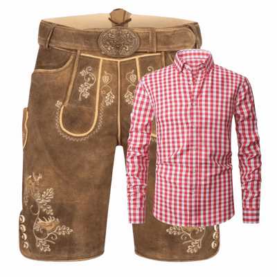 <p>Bavarian Shirt with any Lederhosen or Bundhosen</p>