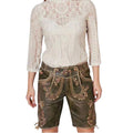 Knee-Length Lederhosen Shorts for Women – Oktoberfest