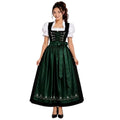 Black embroidered dirndl dress — traditional Bavarian Tracht for Oktoberfest