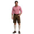 Men's Vine Embroidered Lederhosen with Deer Motif
