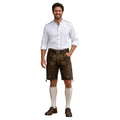 Men's Vine Embroidered Lederhosen with Deer Motif