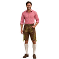 Men's Hops & Wheat Embroidered Lederhosen Shorts
