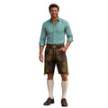Men's Hops & Wheat Embroidered Lederhosen Shorts