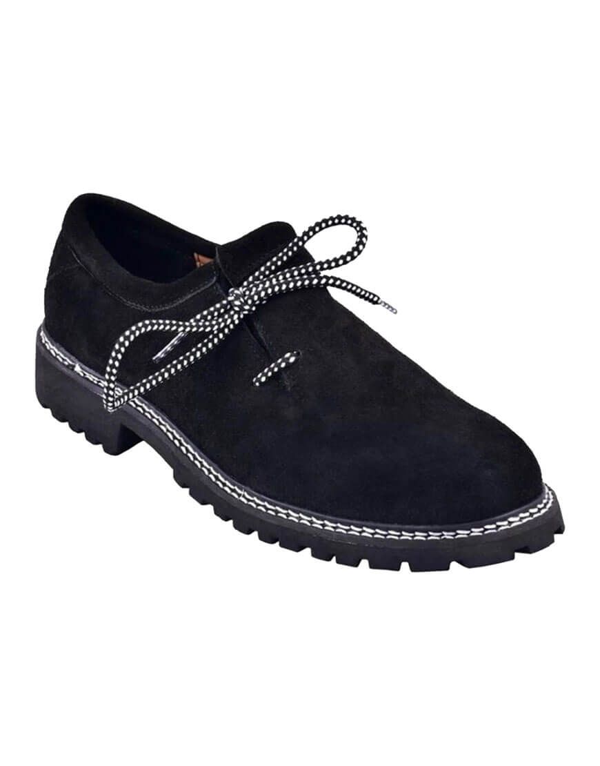 Men's Black Lederhosen Shoes – Authentic Haferlschuhe