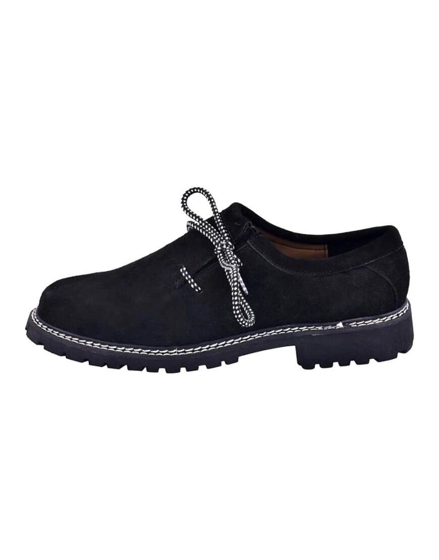Men's Black Lederhosen Shoes – Authentic Haferlschuhe